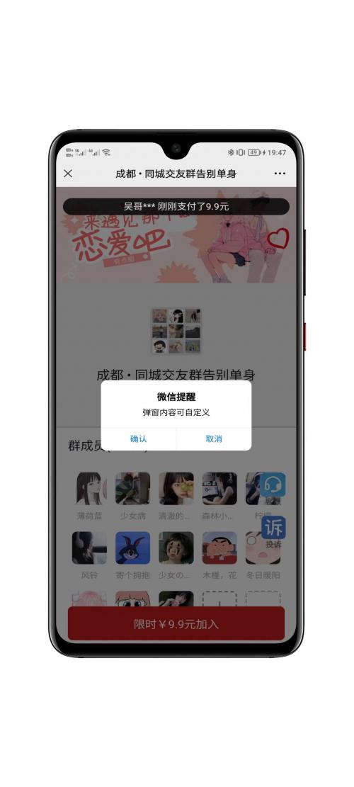 2024最新优化版付费入群系统 - 多模版定位开关与大屏展示