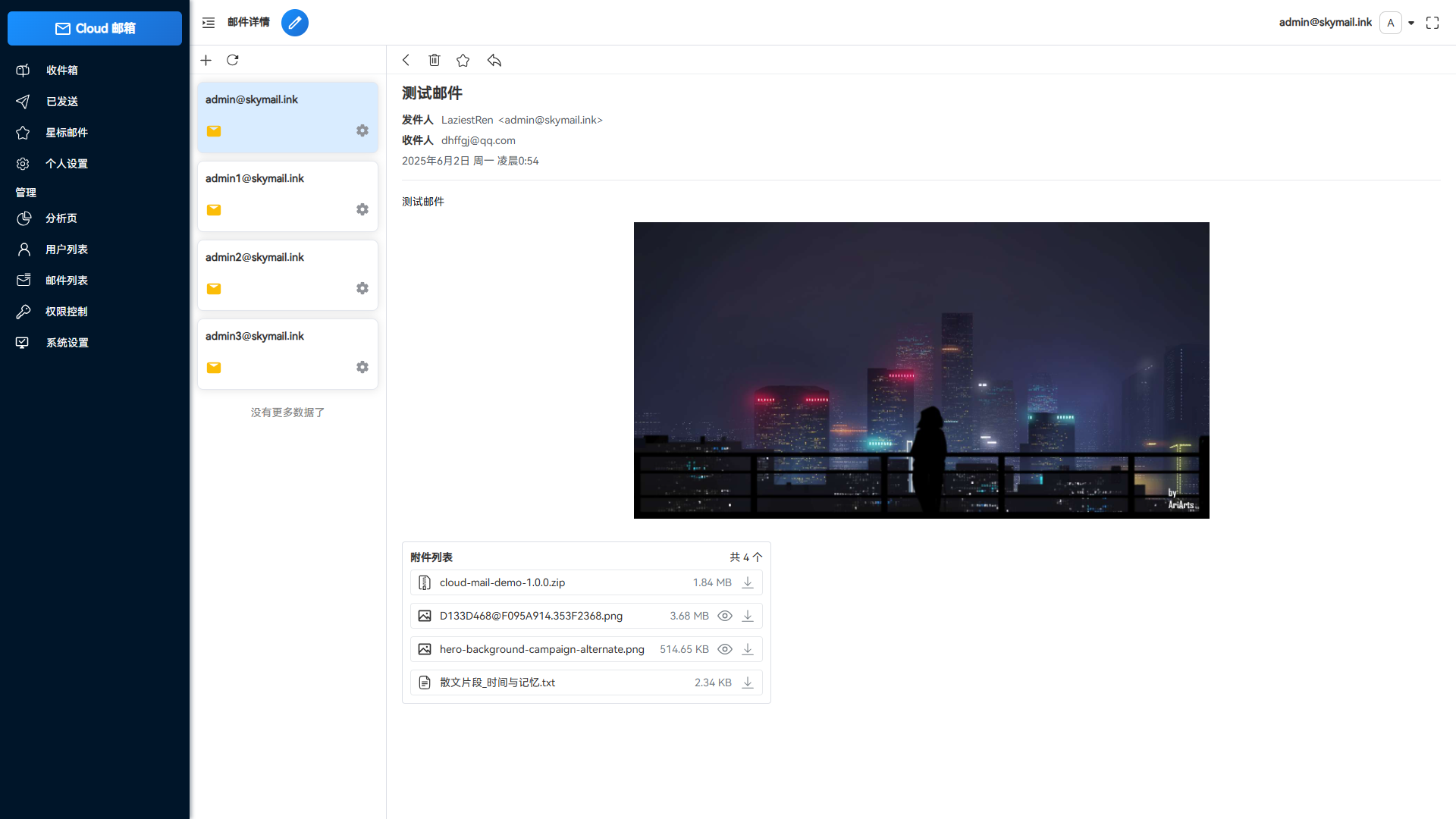 Email邮箱服务系统源码 支持邮件TG转发插图6