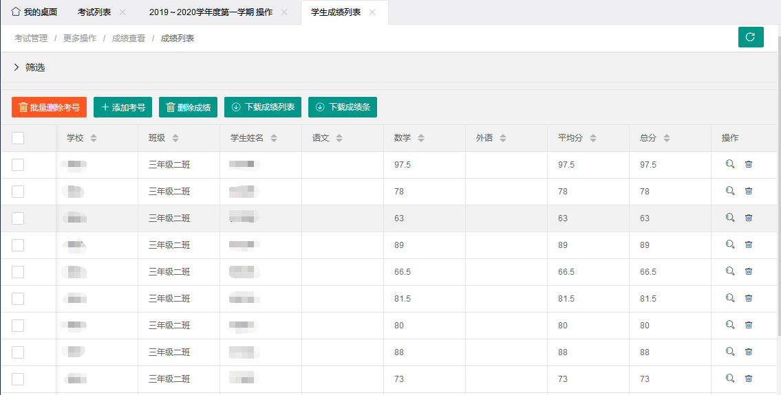 最新学生成绩管理系统源码 Thinkphp6框架插图4