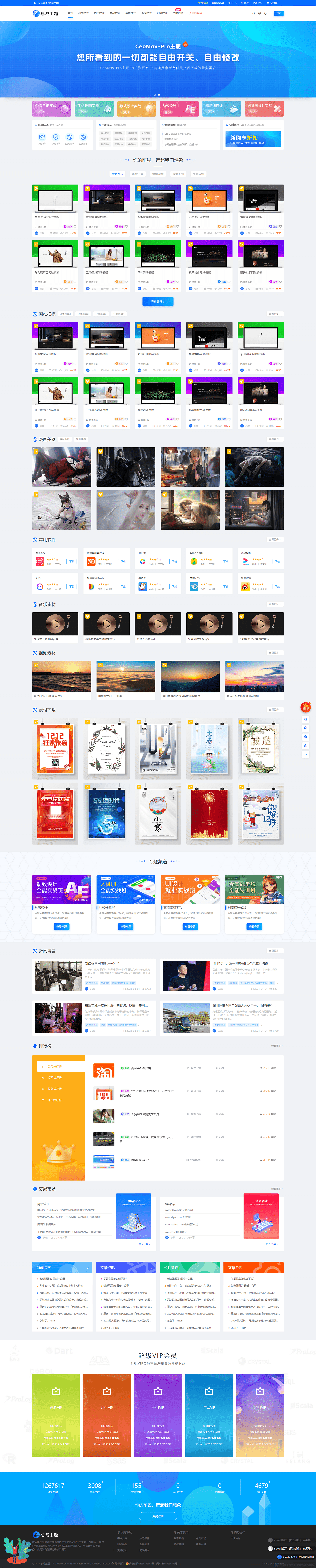 WordPress资源展示型下载类主题CeoMax-Pro_v7.6开心版插图